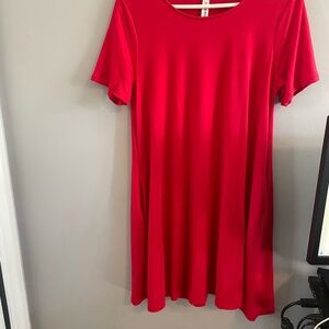 Zenana Outfitters Vibrant Red Mini Dress